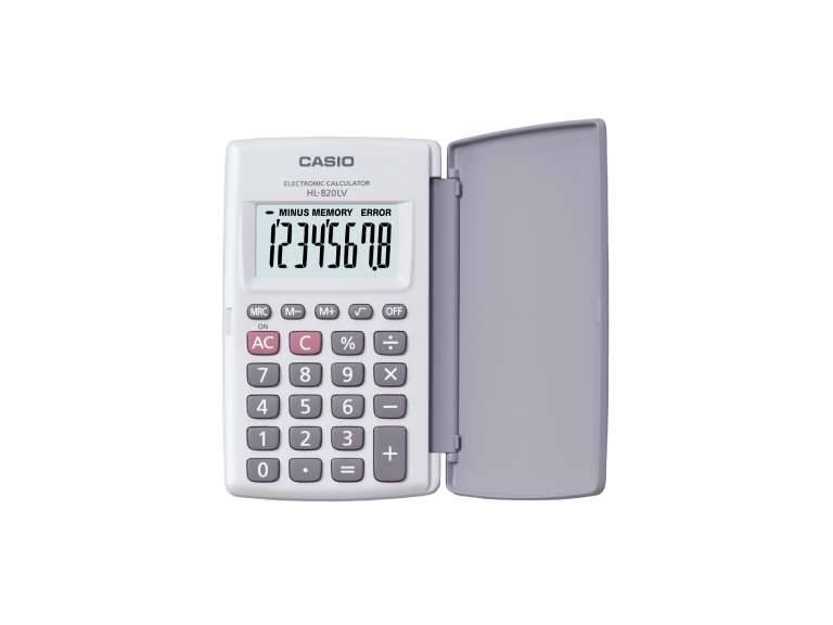 Calculadora Casio Bolsillo HL-820LV-WE