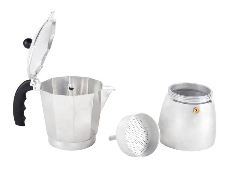 Cafetera Fantuzzi Express Luna 6 Tazas Aluminio