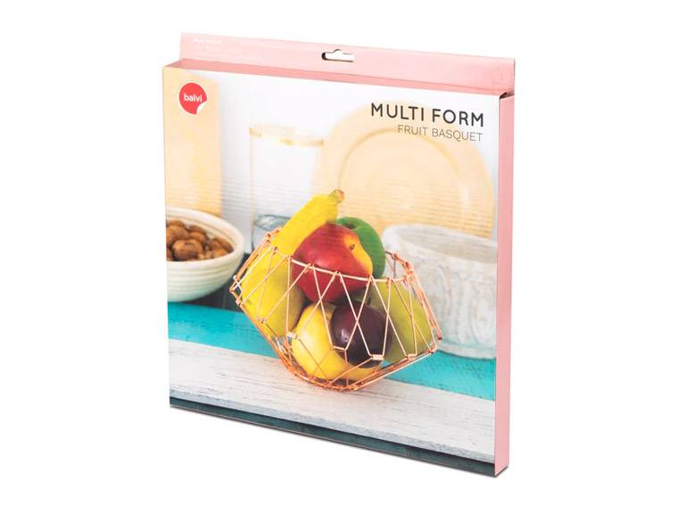FRUTERO MULTIFORM. AJUSTABLE. METAL NEGRO