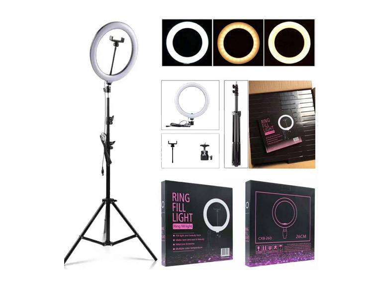 Led studio + trípode 30 cm.