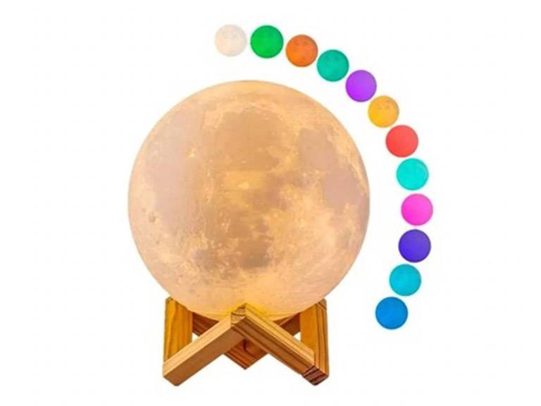 Lámpara de luna táctil USB