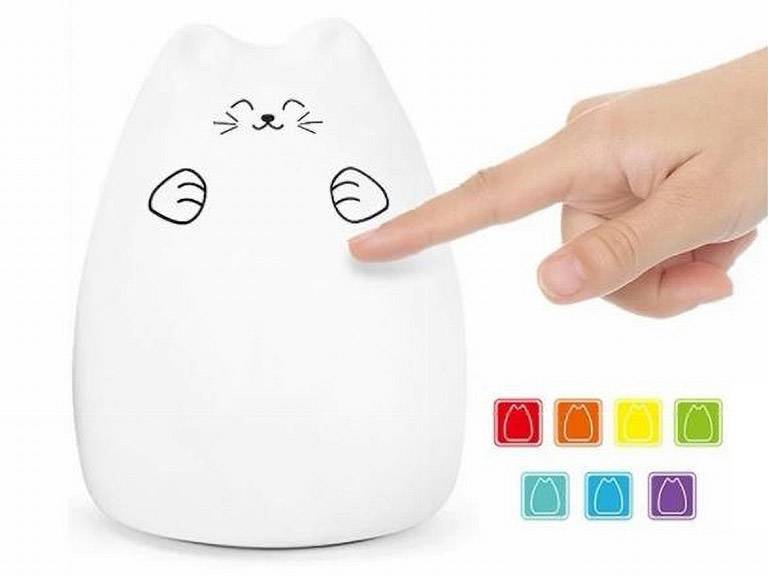 Espantacuco LED Gatito LD04 Blanco