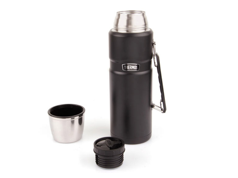 Termo King Acero Inox Negro 1.2lts