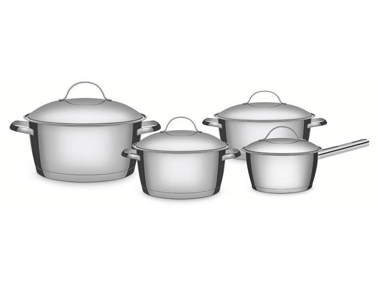 Bateria de cocina 4 piezas allegra