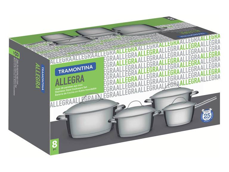 Bateria de cocina 4 piezas allegra