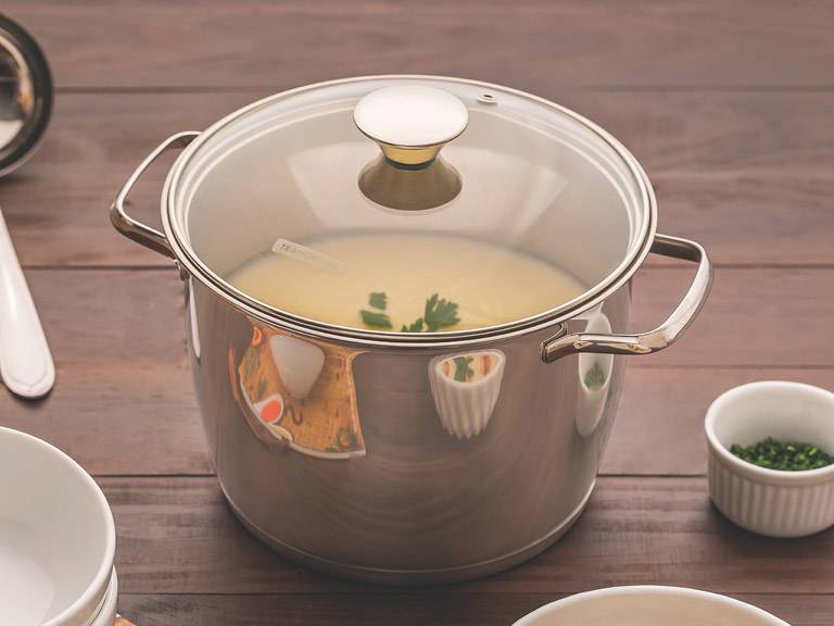Olla alta y tapa de vidrio 7.5lt