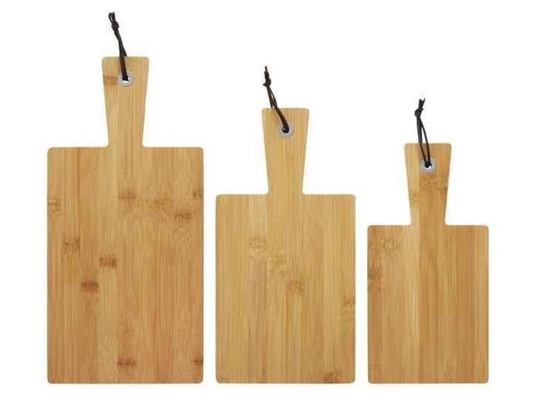 Set 3 Tablas De Bamboo Con Rodillos