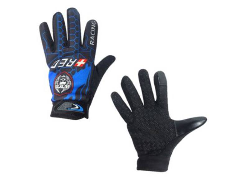Guante Moto Bicicleta Azul Touch Importclick