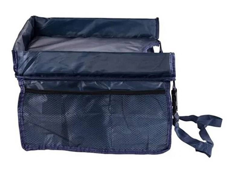 Mesa de Viaje Infantil para Automóvil Azul Importclick