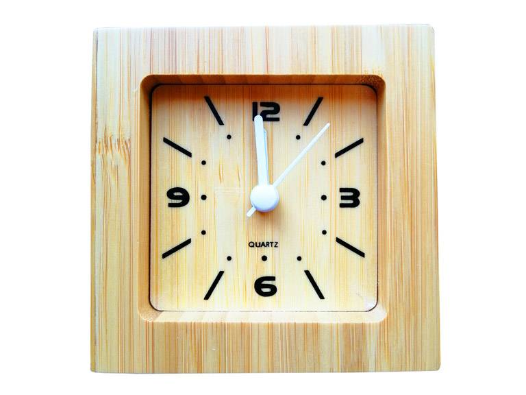 Reloj Despertador Bamboo Ecologico Importclick