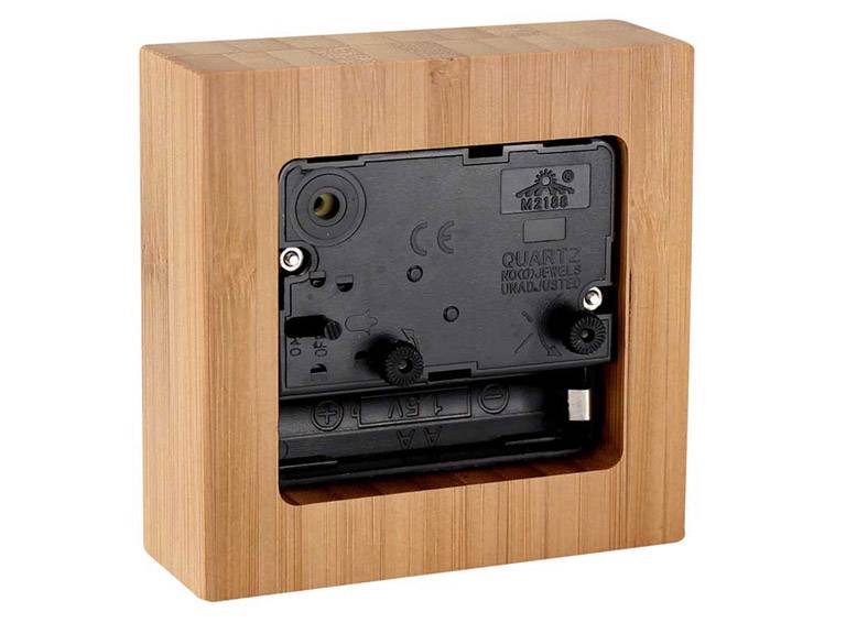 Reloj Despertador Bamboo Ecologico Importclick