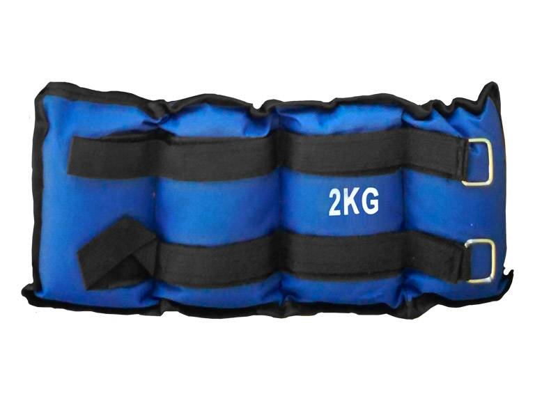 Pesas Deportivas Para Tobillos Y Muñeca 2 KG Azul