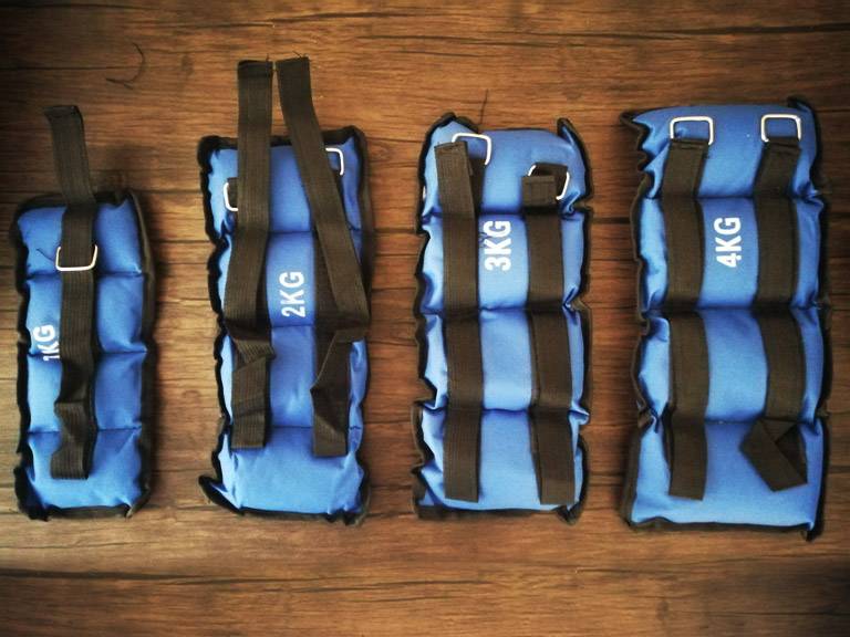 Pesas Deportivas Para Tobillos Y Muñeca 2 KG Azul Importclick