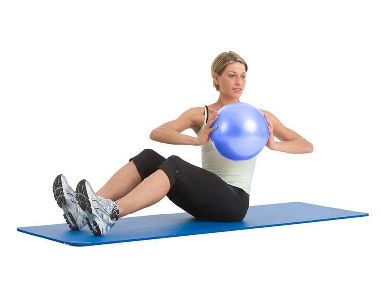 Pelota de Yoga Deportes Pilates Pequeña Azul Importclick