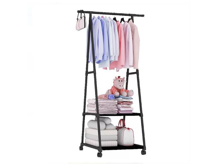 Perchero Organizador Colgador de Ropa con Ruedas Importclick