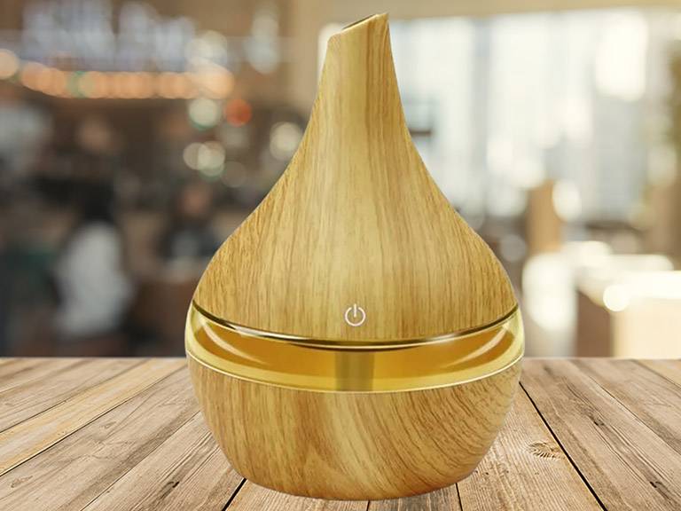 Humidificador y Difusor de Aroma Con Luz Café Importclick