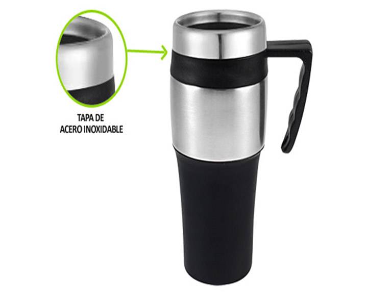 Mug Taza Térmico Doble Pared 450 cc Importclick