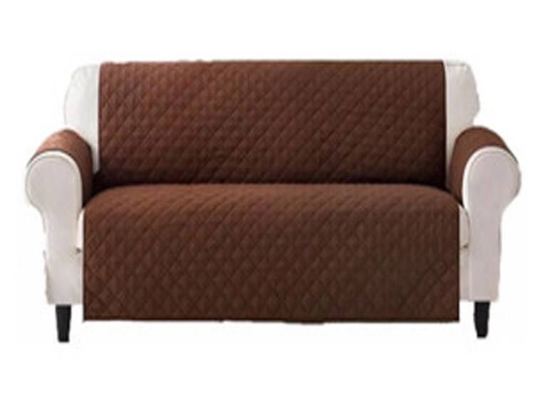 Cobertor Protector Sofá Sillón 2 Cuerpos Café