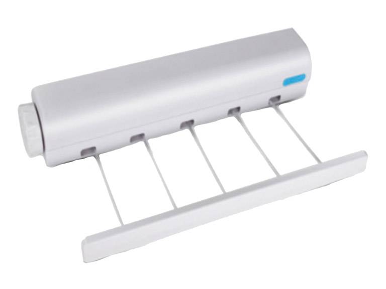 Tendedero Colgador de Ropa 4 Cuerdas Hogar Gris Importclick