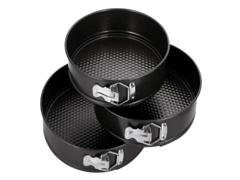 Set 3 Moldes Circular Desmontable Antiadherente Cocina