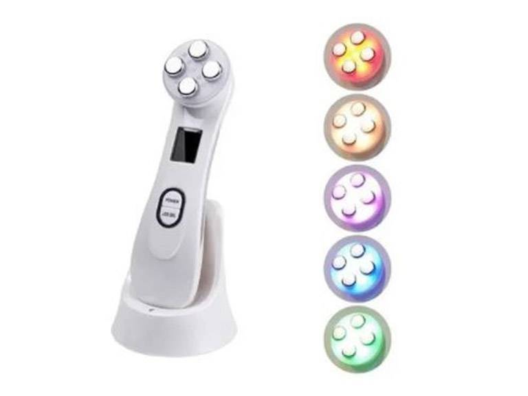 Radiofrecuencia Facial Mesoterapia Led Luz EMS Masajeador 6 en 1