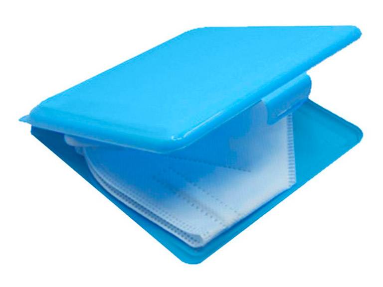 Estuche Porta Mascarilla KN-95 Celeste Importclick