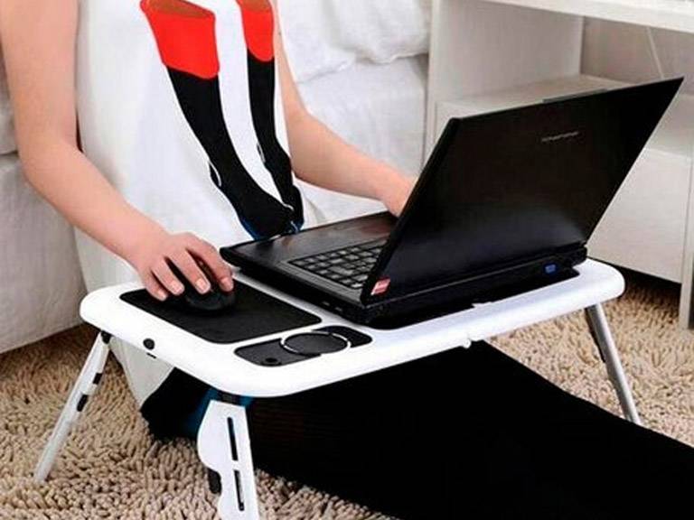 Mesa Para Notebook Doble Ventilador Portátil Importclick