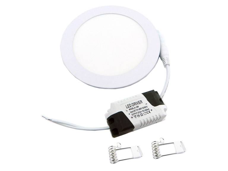 Foco LED Panel De 9 Watts Luz Blanca 220 V Importclick