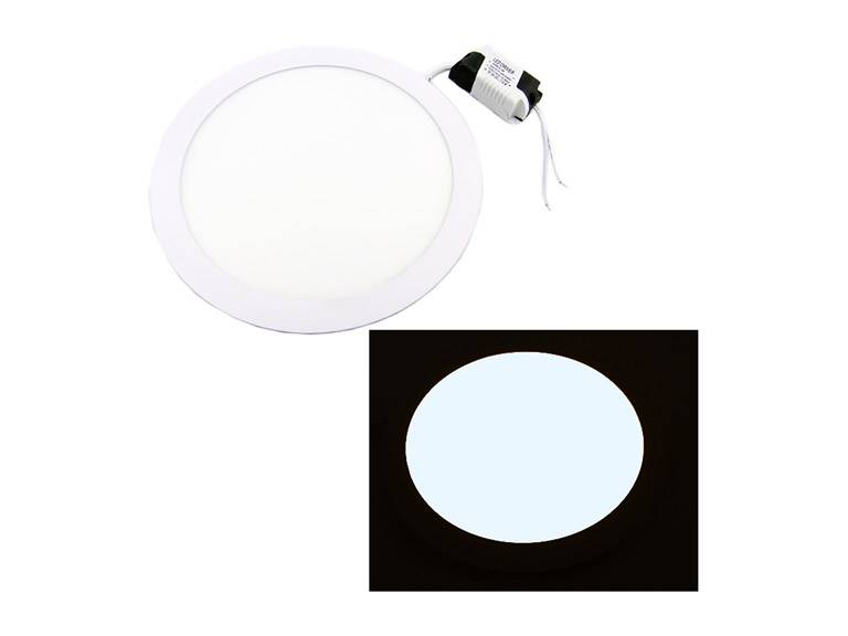 Foco LED Panel 18 Watts Sobrepuesto Luz Fría Importclick