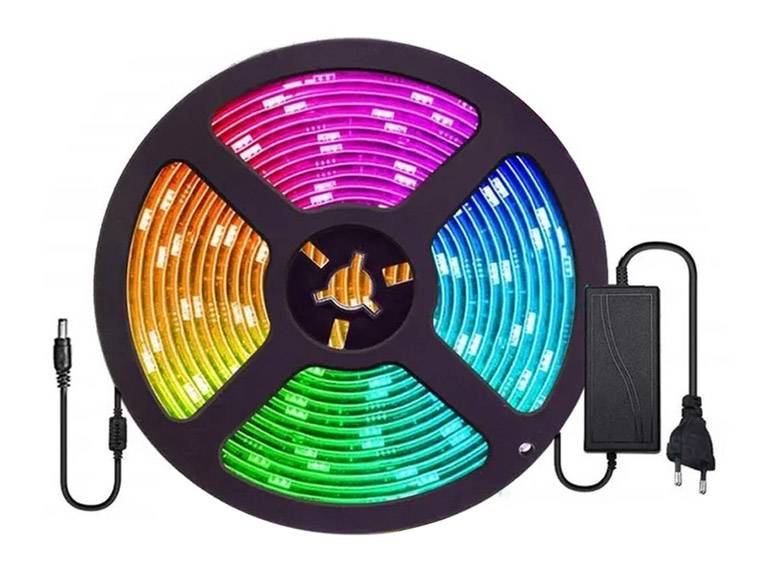 Cintas Tiras Luz LED Multicolores RGB 5 Metros Importclick