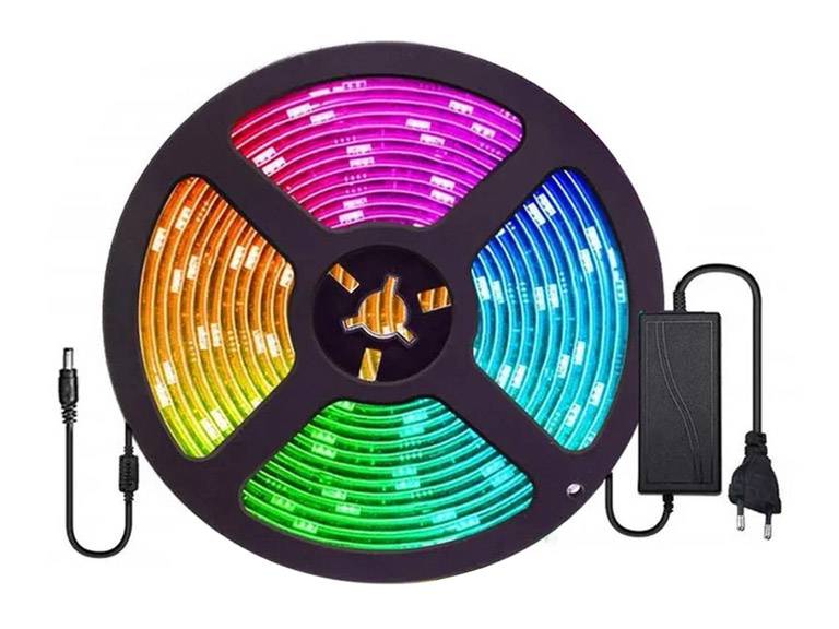 Cintas Tiras Luz LED Multicolores RGB 5 Metros