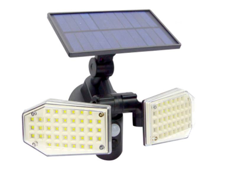 Foco Solar Luz Led con Sensor de Movimiento