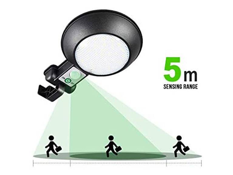 Foco Solar LED con Sensor Movimiento Luz Importclick