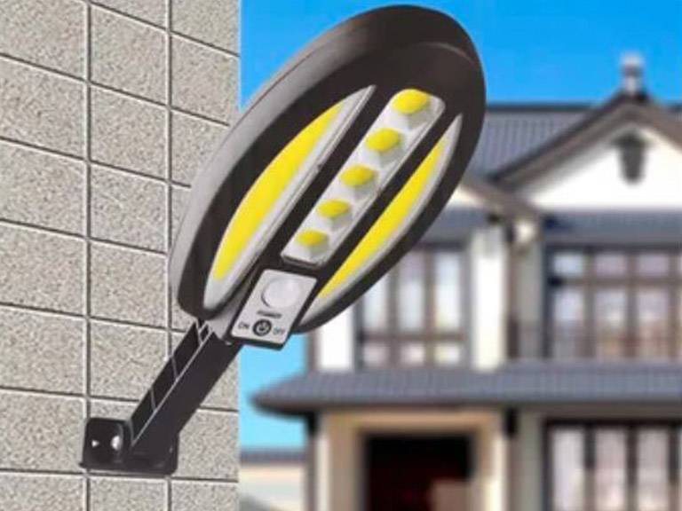 Foco Solar Pared LED COB con Sensor Movimiento Importclick