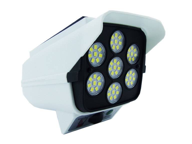 Foco Solar LED Cámara 150 Watts Sensor Movimiento Importclick
