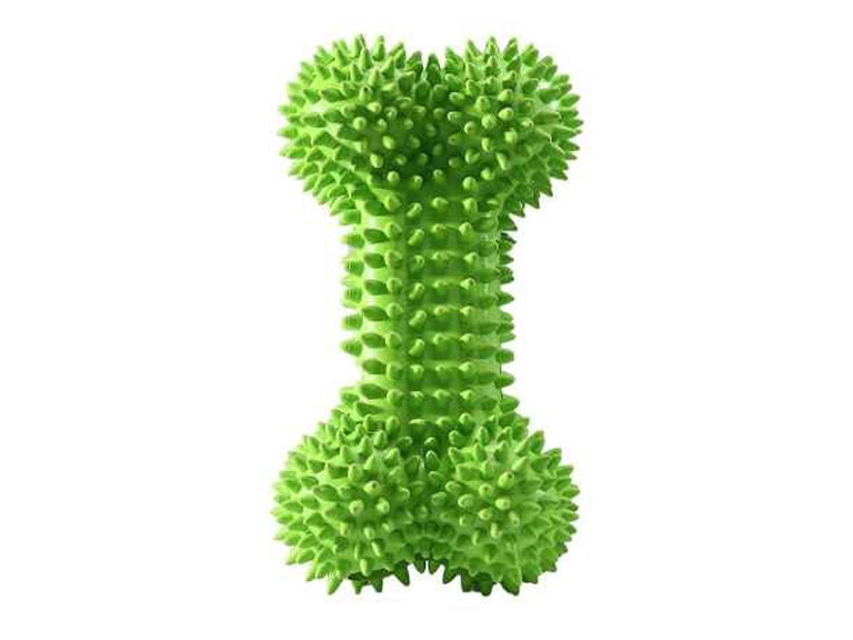 Hueso Goma Limpiadientes Verde M Perro