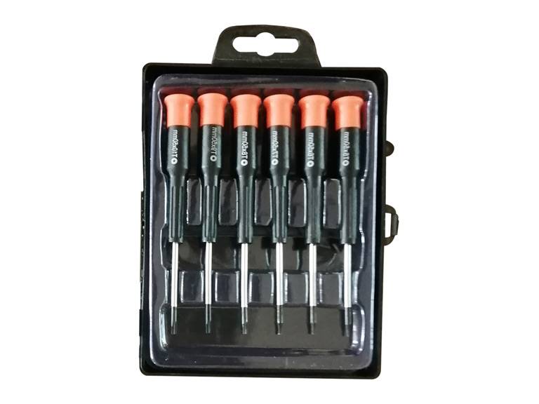Kit Herramientas Destornilladores Torque Estrella 6 Piezas Importclick