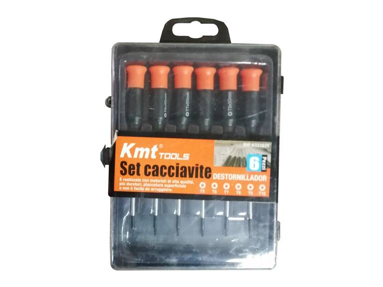 Kit Herramientas Destornilladores Torque Estrella 6 Piezas Importclick