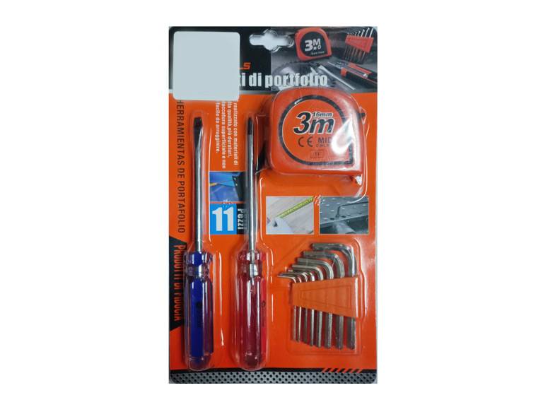 Kit Herramientas de Trabajo 11 Piezas Importclick