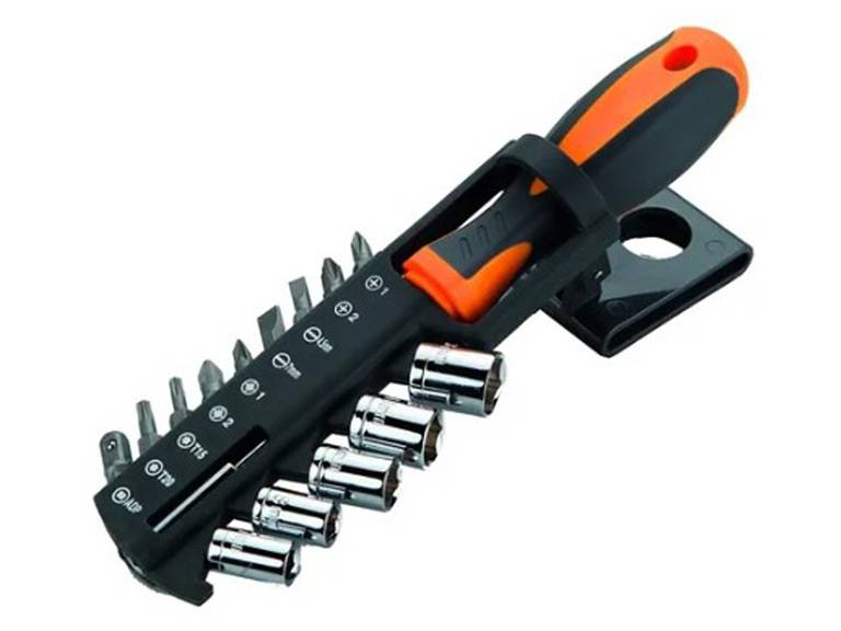 Kit Destornilladores con Adaptador Portátil 15 Piezas Importclick
