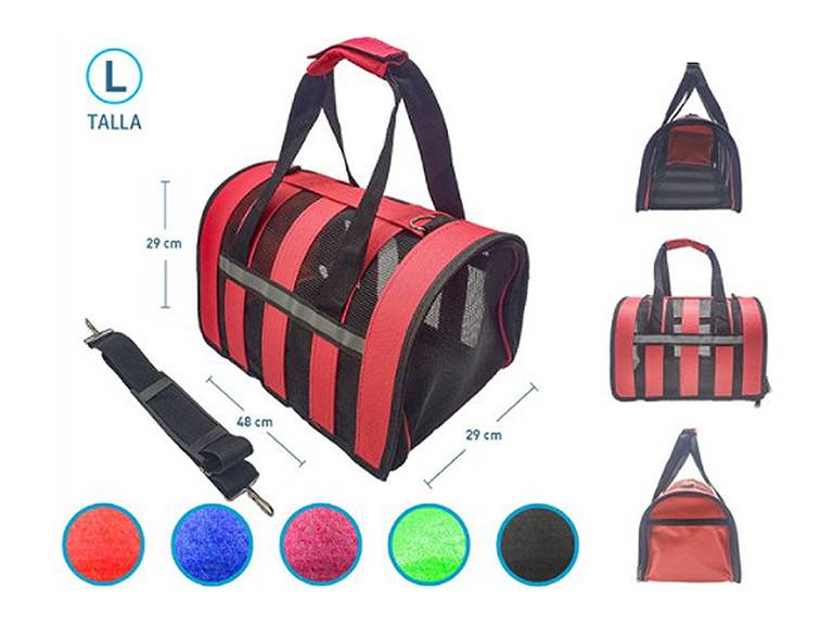 Bolso Transportador Para Mascotas Talla L