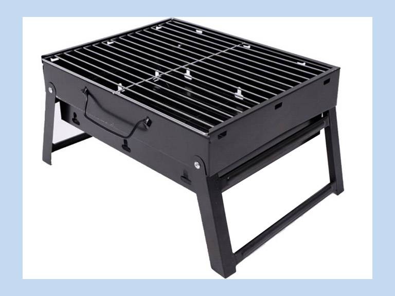 Parrilla Asados Portátil Carbón Plegable Deluxe Importclick