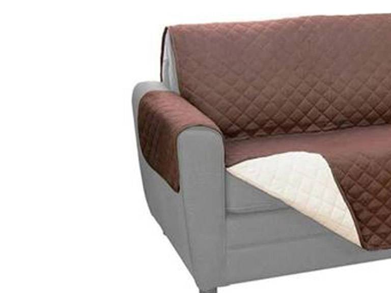 Funda Cobertor Protector Sofá Sillón 3 Cuerpos Café Importclick