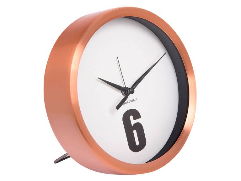 Reloj Cobre con Alarma 15 cm.