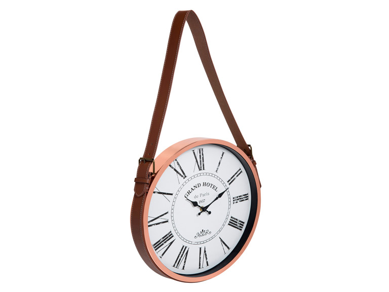 Reloj de Pared con Correa 38 cm.
