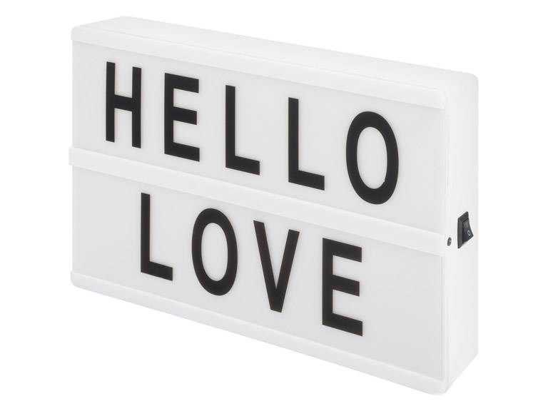 Led Ligth Box con Letras 2 Líneas