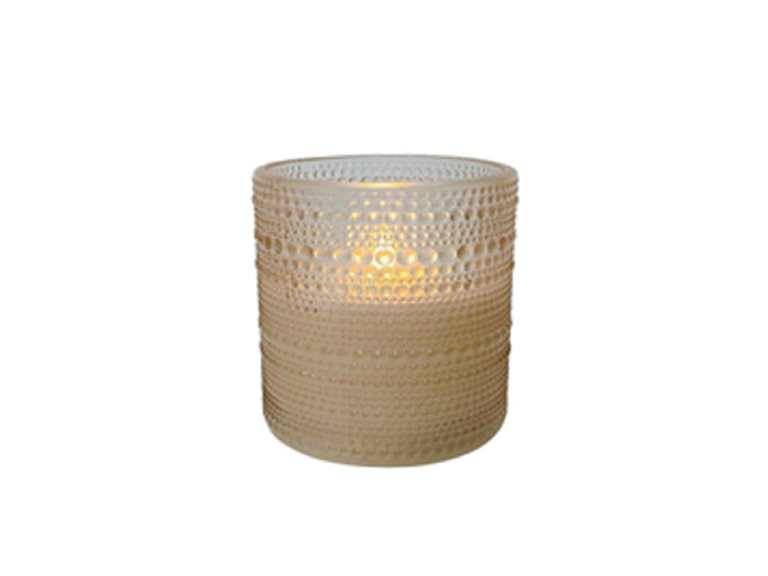 Fanal Recipiente con vela Led