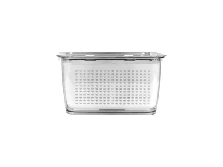 Caja Organizadora Refrigerador con Cesta Mediana Simplit
