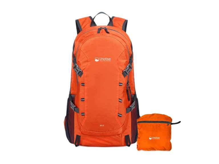 Mochila Outdoor Lhotse Plegable 25Lt Naranja