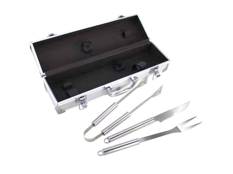 Set Maletín Deluxe Metálico asado 3 Herramientas